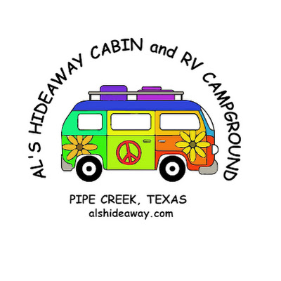 Camping Guide Al's Hideaway Cabin and RV Rentals, LLC in Pipe Creek TX